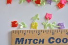Fabric Based Tulip Embellishments   60  In 4 Colors   1 1 4  Long Sew Or Glue