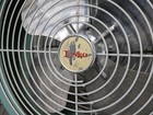 Vintage Lasko Retro Aqua Blue Round Metal Fan 2-speed Mid Century Modern