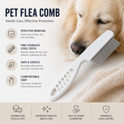 2pack Pet Flea Comb For Dogs   Cats Stainless Steel Teeth Pet Hair Grooming Tool