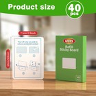 Lfsys 40 Packs Refill Card refills Only  For Plug In Uv 40 Refills  Clear