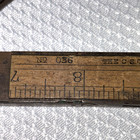 Vtg Chapin Stephens Co  036 Folding Ruler   Level   Square 12    Boxwood   Brass