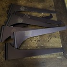 Brown 7-8   1-10    Metal Shelf Brackets  Ships Immediately Specify Size