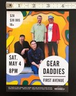 Gear Daddies 2019 Concert Handbill First Avenue Minneapolis  Mn Martin Zellar