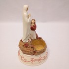 Vintage Holy Water Font Religious Figure Our Lady Of Lourdes 6  Tall