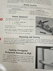 1950   s Coca Cola Instructions For Installing Interior Wall Poster Manual Sign