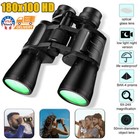 100x180 Hd Zoom Binoculars Day Night Vision Bak4 Prism High Power Waterproof
