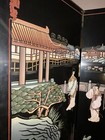 Antique Vintage Asian Chinese Coromandel Lacquer Room Screen Divider