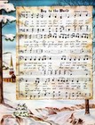 Vintage Joyous Christmas Carols Sheet Music Song Book - 13 Carols