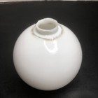 Antique Vintage White Milk Glass Globe Ball Weathervane Lightning Rod Ball