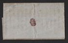 Us 1850 Boston In Red On Folded Letter From Husband In Conway  N h  To His Wife