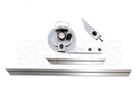 360 Universal Bevel Dial Protractor 6  12  Blades Satin  
