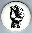 Black Power Fist Button -1969 Black Panther Fred Hampton Assassinated In Chicago
