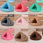 Pet Cat Dog House Kennel Puppy Sleeping Cave Bed Mat Pad Winter Warm Soft Nest