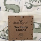 New Baby Burp Cloths Drool Bibs Pack Of 3 Various Prints   Dreamgro