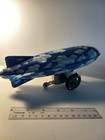 Vintage stealth Zeppelin Wind-up Toy Schylling Tin Collector Series  And Works 