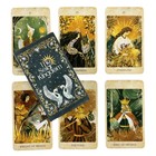 Solar Kingdom Tarot Deck Gold Green Cards Tapestry Style Full Set New