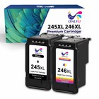 3pk Replacement Canon Pg245 Xl Cl246 Xl Ink For Canon Pixma Mg2522 Mg2520 Mg2420