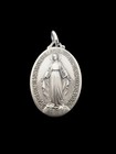 French Sterling Silver 925 Miraculous Medal  32mm 