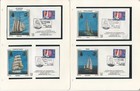 Great Britain Collection Of Ship Covers   745-748  1974  6 Pages  Sail Racing