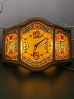 Heileman Old Style Beer Wall Mount Lighted Bar Clock Sign Tested Vintage
