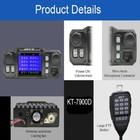 Qyt Kt-7900d Quad Band Car Mobile Radio 25w 144 220 350 440 Mhz Walkie Talkie