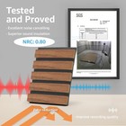 Art3d 6-pack Soundproof Wood Slat Wall Panels  6pcs - 94 5   7 9 Inch  Walnut