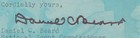 Daniel C  Beard - Typed Letter Signed 07 16 1936