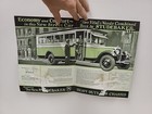 1924 Studebaker City Bus Dealership Brochure Illustrated Centerfold Color