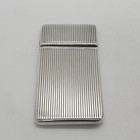 Sampson Mordan Sterling Silver Calling Card Case London 1900 Reeded Design