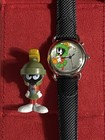 Rare Vintage Marvin The Martian Watch Armitron Musical                 Looney Tunes 28mm