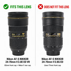 Nikon Af-s Nikkor 24-70mm F 2 8e Ed Vr 82mm Front   Rear Lens Cap Set