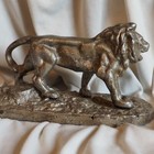 Antique Lion Predator Carnivore Wild Animal King Hunt Figure Sculpture Statue