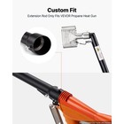 Uimoso Propane Heat Gun With 3ft Extension Pole  168280 Btu Output