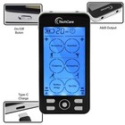 Tens Ems Unit Muscle Stimulator 24 Modes Rechargeable Device Dual Channel