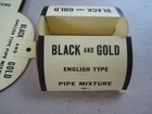 Lot Of 5 Old Vintage 1940 s Black And Gold Pipe Mixture Tobacco Store Displays