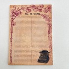 Typewriter Vintage Style Paper Sheets Junk Journal Collage Scrapbooking