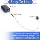 Aquarium Air Pump Check Valve 12pcs Fish Tank One Way Non-return Valve   