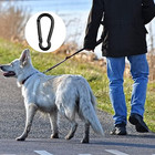 12 Pcs Small Carabiner Clip Snap Hook M4 1 57 Inch Black Quick Link Clip Keychai