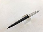 Vintage Black Parker Jotter Ball Pen Usa Recessed Button Nice Old Mark Excellent