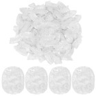 200 Pack Disposable Ear Covers For Shower  Waterproof Plastic Ear Shower Caps