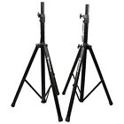 Pair Of Rockville Adjustable Tripod Speaker light Stands  2  20 Foot Xlr Cables