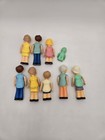 Vintage Little Tikes Dollhouse People Family Figure Lot Of 9 Dolls
