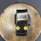 Aker Universal Radio Holder  Black Plain Leather