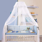 Baby Net Baby Toddler Bed Crib Dome Canopy Netting  white 