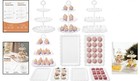 Elegant 10-piece 3-tier Cupcake Stand Display Set For Weddings   Parties