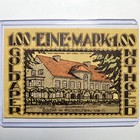1921 Germany 100 Pfennig 1 Mark Banknote Note Bill Currency Uncirculated 