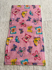 Baby Girl Burp Cloths Handmade Flannel   Terry Cloth