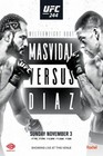 Ufc 244 Fight Poster Masvidal  Vs Diaz Wall Decor Art Print Canvas Poster