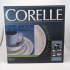 Corelle Livingware Country Cottage Vitrelle Glass Dinnerware Set  16-piece - New