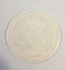 Vintage Paper Christmas Drink Coaster - Santa Land -